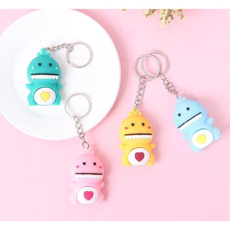 [QUÀ TẶNG] Móc khóa khủng long dễ thương (giao màu ngẫu nhiên)