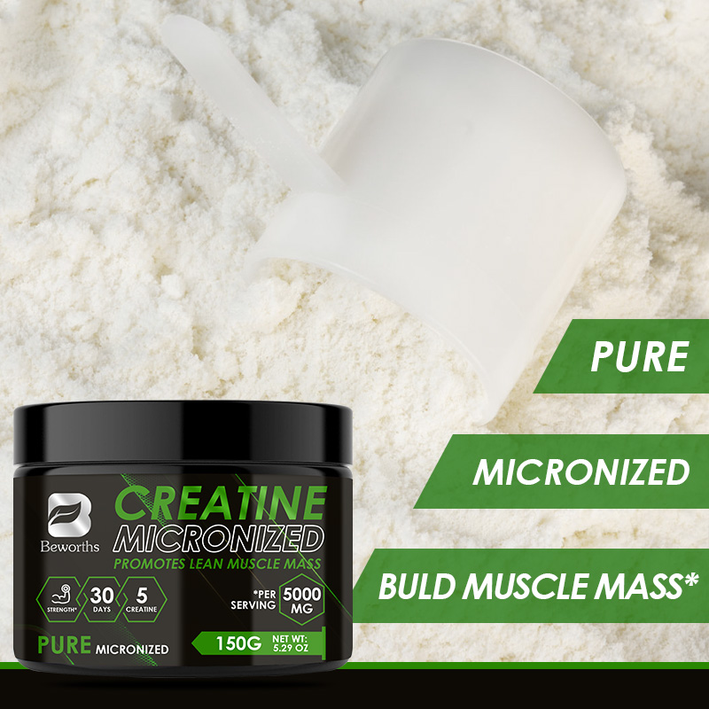 BEWORTHS Creatine Monohydrate Powder 5000mg cho chức năng năng lượng tế bào xây dựng cơ bắp trước khi tập luyện