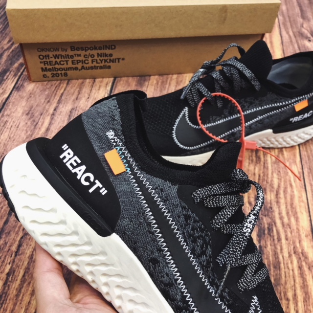 Giày nam nữ Epic react mới êm bền nhẹ thời trang cao cấp (đen)
