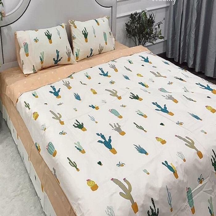Set 5 món cotton poly nhập Mẫu Xương Rồng