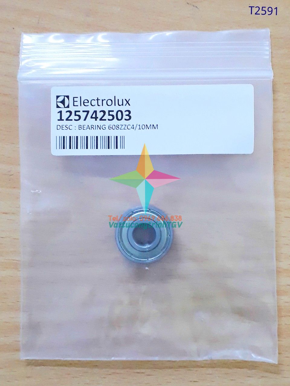 Vòng bi máy sấy ELECTROLUX 608ZZC4/10MM (KT: 22 x 8 x 7 mm)