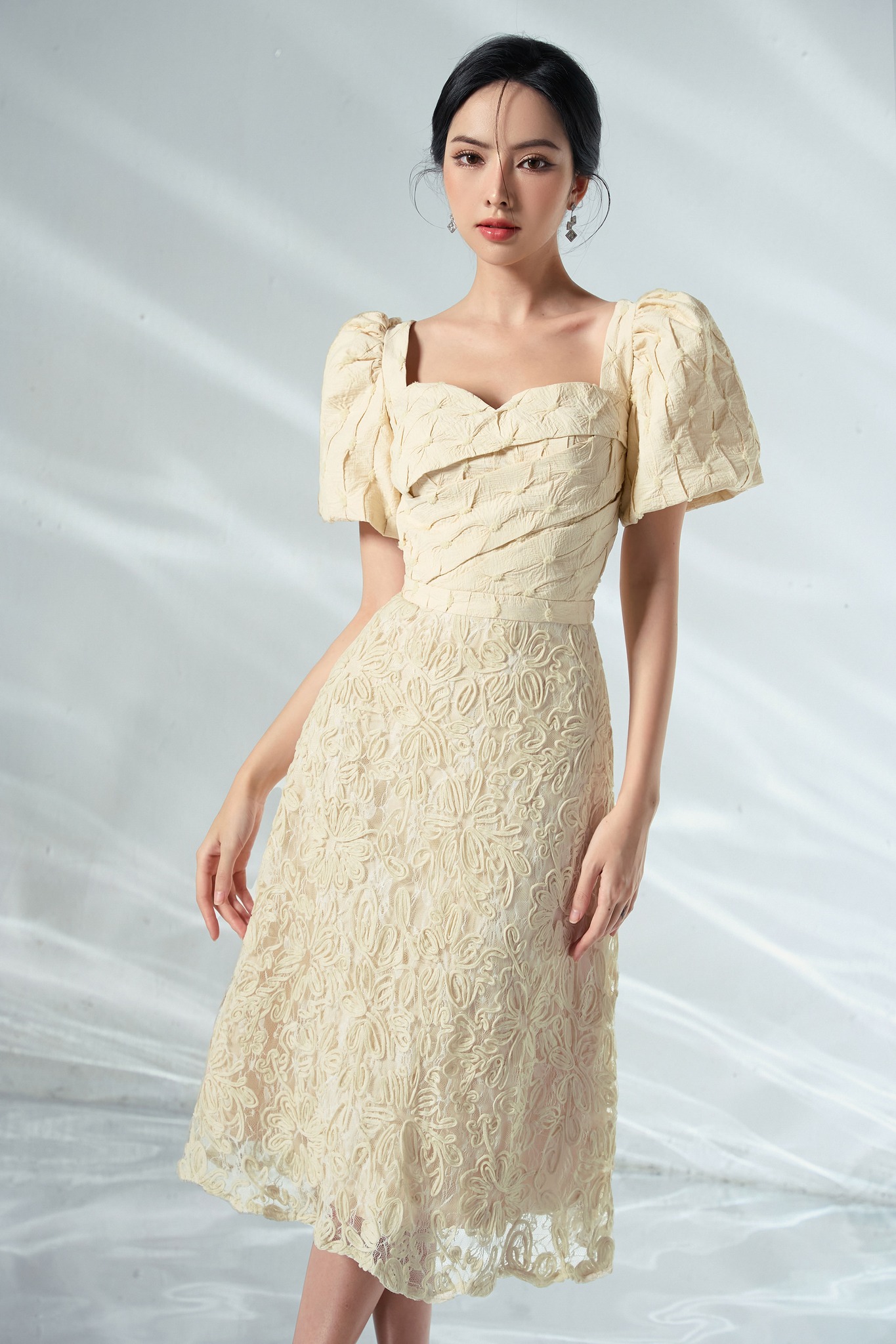 OLV - Đầm Bertha Lace Midi Dress