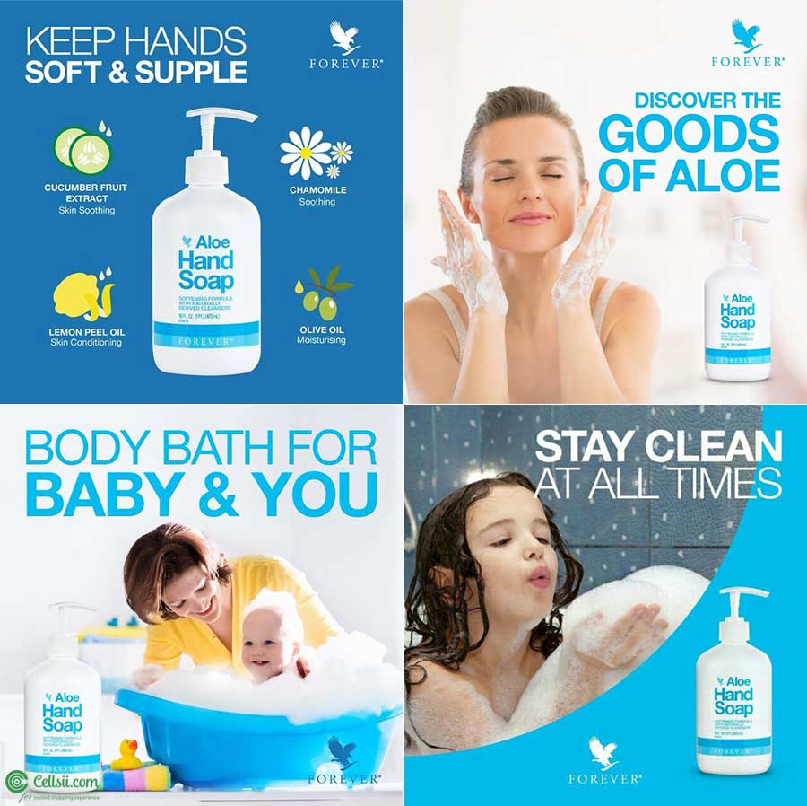 [HCM]sữa rửa mặt cho da Dầu bị mụn 470ml (Aloe Hand Soap) |523 FLP|