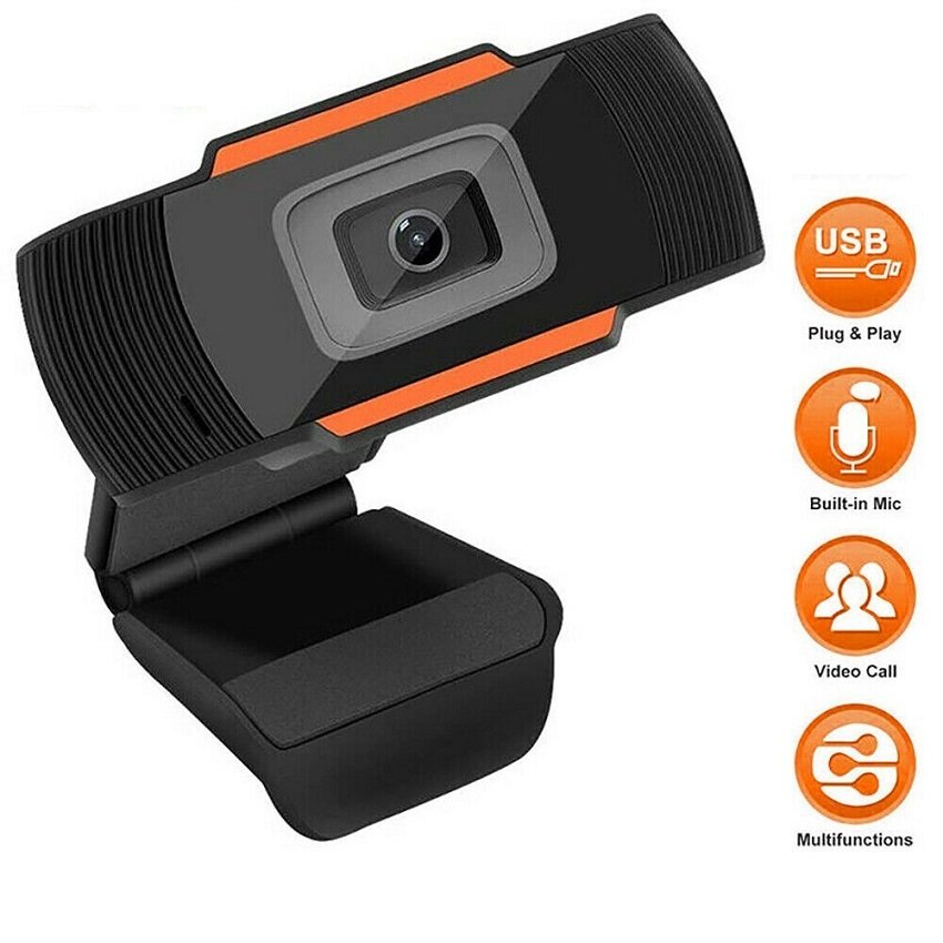 Webcam có mic học online, chat voice phản hồi nhanh tốc độ cao cổng USB tiện lợi và dễ sử dụng