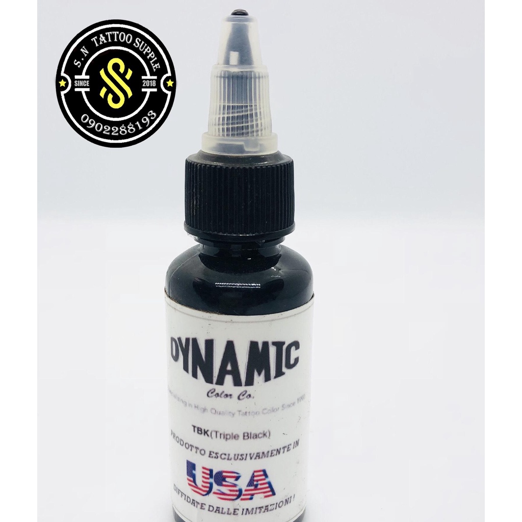 Mực đen xăm hình dynamic tbk 30ml