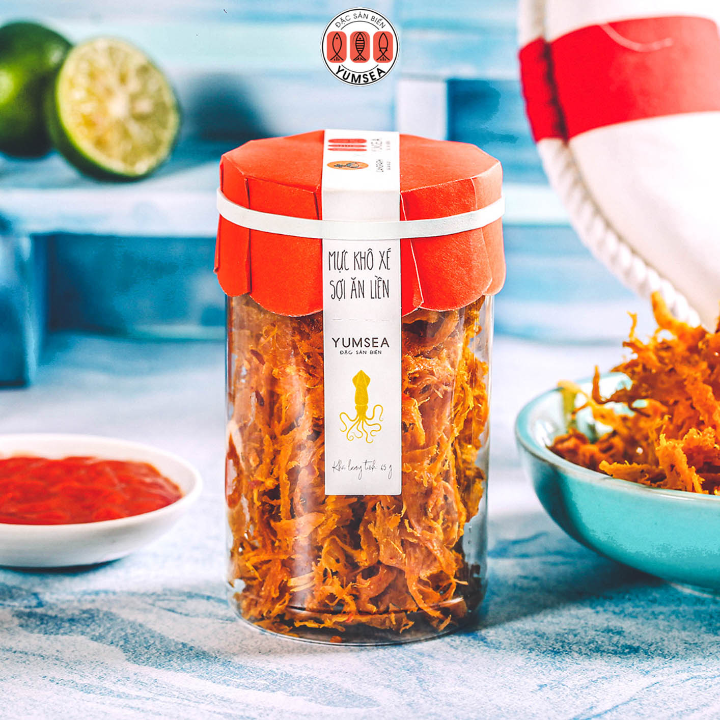 Mực khô xé sợi ăn liền Yumsea