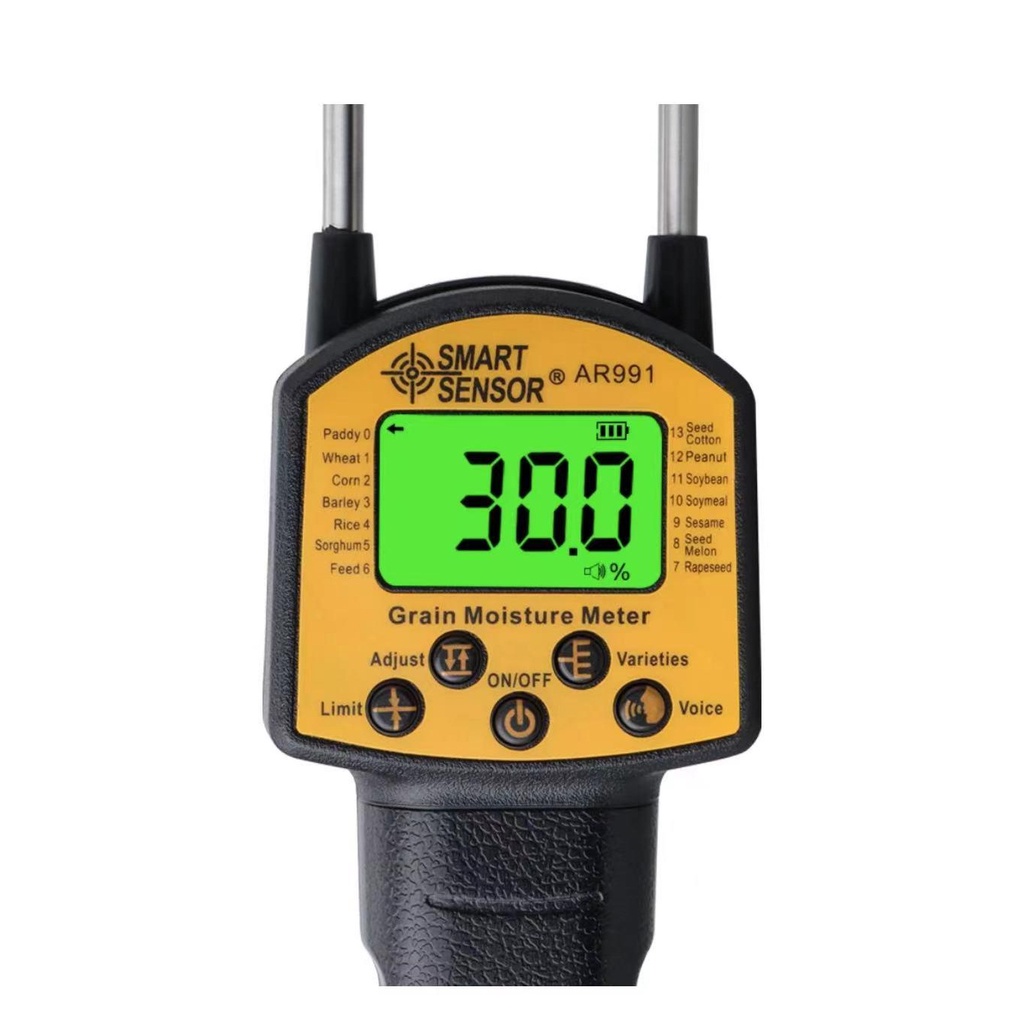Máy đo độ ẩm ngũ cốc, hạt giống, nông sản AR991 Smart Sensor