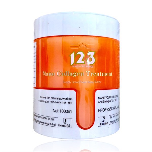 [Chính hãng] [Hương dừa] Hấp dầu dừa 123 Collagen Nano 1000ml