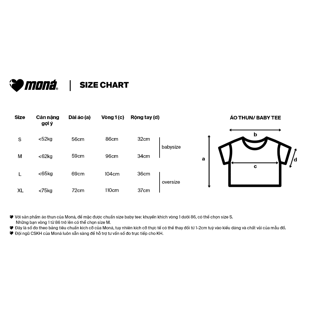 [VOUCHER 12%/149K] Áo thun baby tee MONÁ - TERRA