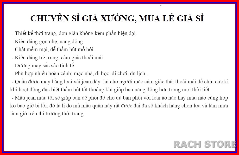 QUẦN JEAN NAM CAO CẤP [ CHẤT GIÃN XỊN ] 860/3