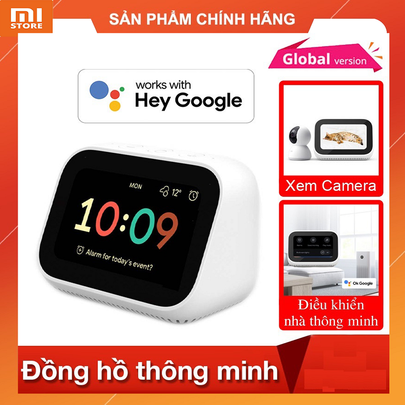 Loa thông minh google Mi Smart Clock bản Quốc Tế ( Ra lệnh giọng nói bằng tiếng anh)