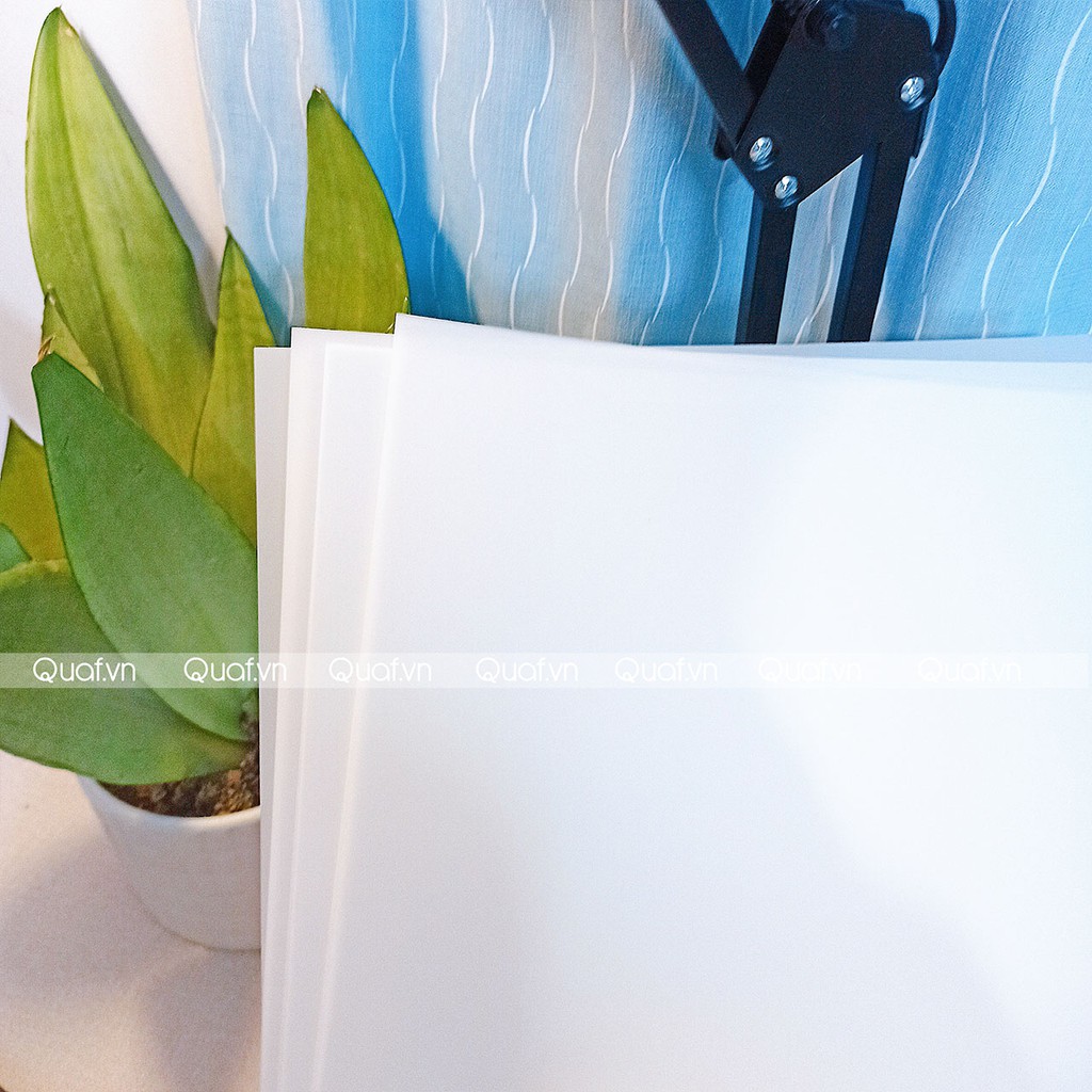 Giấy In UV, Phim In Pha Lê, size A4, Màng Mờ (Đục)