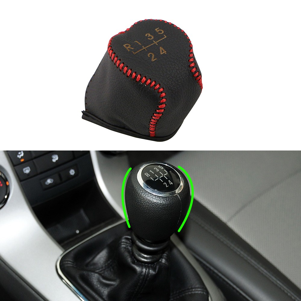 Bọc cần số các đời xe Chevrolet Cruze MT số sàn bằng da bò thật, mẫu thiết kế mới