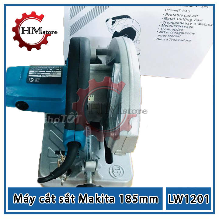 MÁY CẮT SẮT BÀN MINI 185MM MKT 1200W TẶNG ĐÁ CẮT