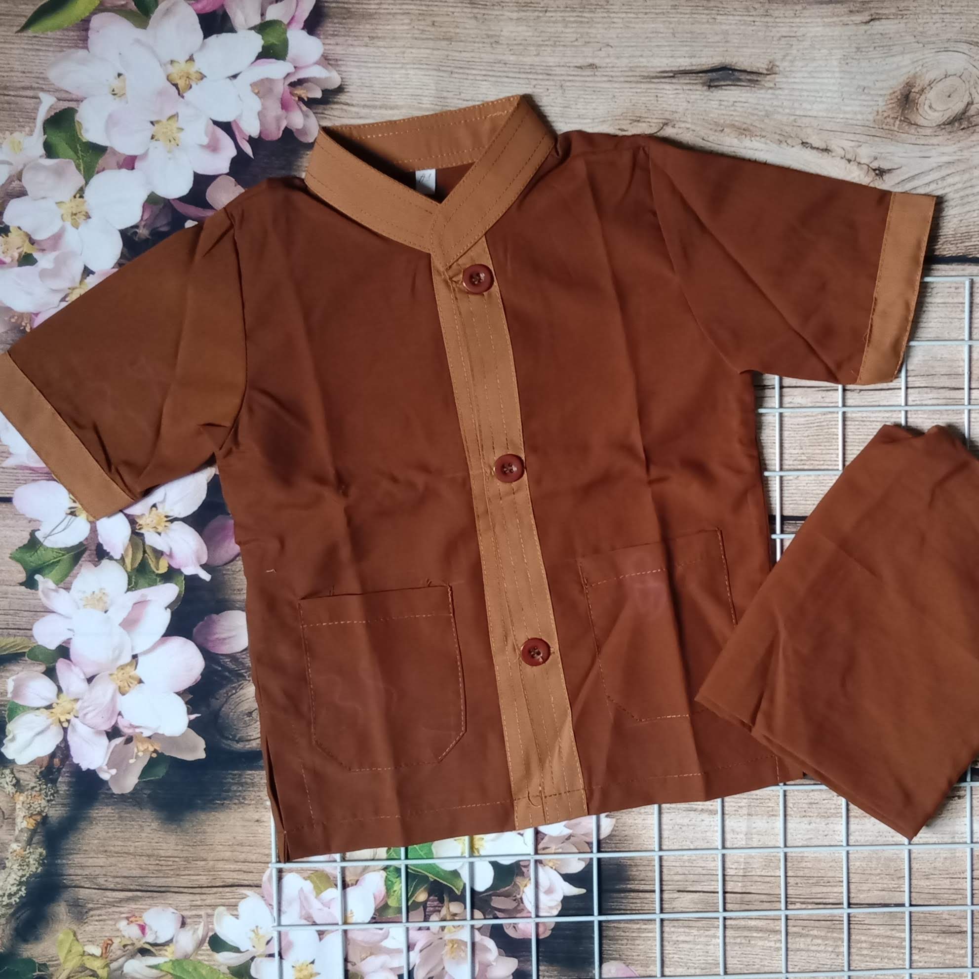 [HCM]Đồ lam đi chùa bé trai