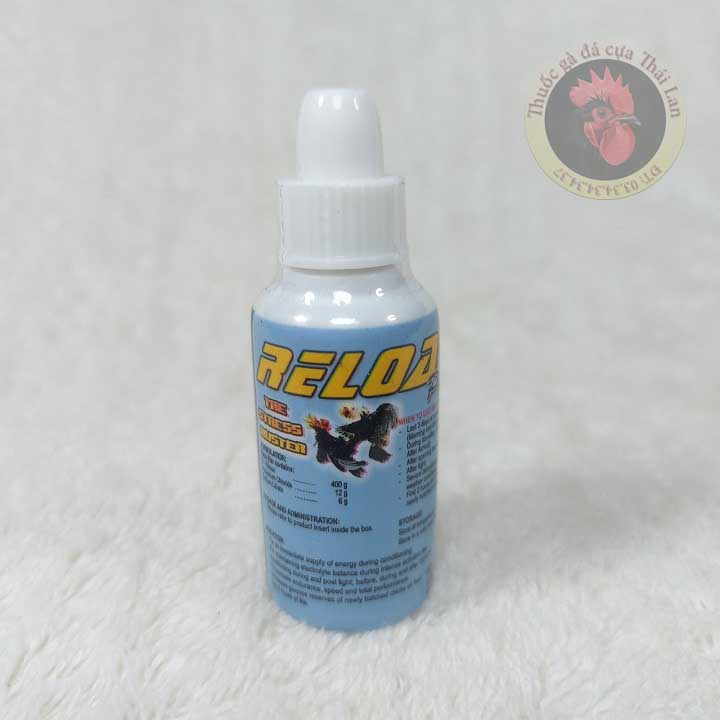 [HCM]thuốc gà đá - Reload Plus - 1 lọ / 15ml (giúp gà không mệt mỏi khi vận chuyển đi xa) không rớt bo đá