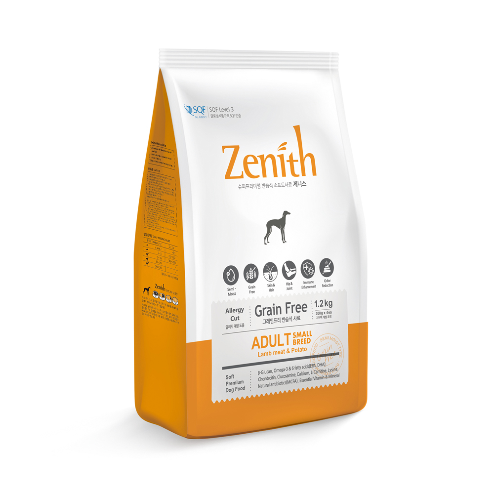 [Hoàn Tiền 10%] 1.2KG Thức ăn hạt mềm cho chó trưởng thành ZENITH ADULT