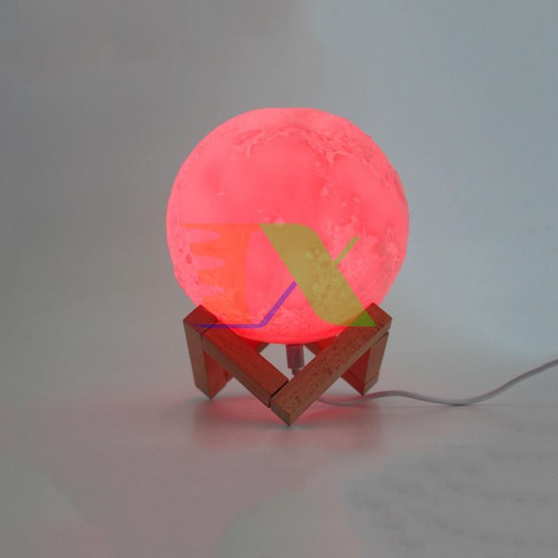 Nightlight Moon moon light 3D, Decoration lamp moon light 3D, 7 color