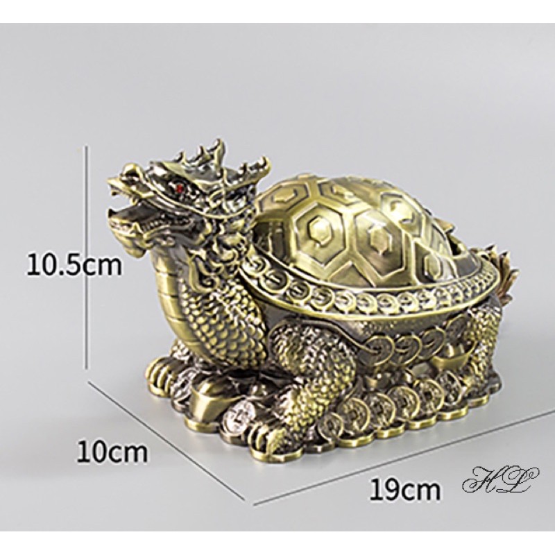 Gạt tàn long quy | gạt tàn rùa | gạt tàn rồng thân rùa