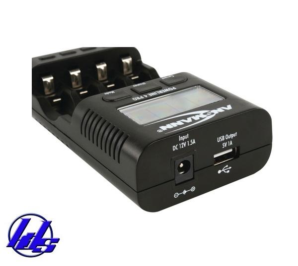 Bộ sạc pin AA, AAA thông minh Ansmann Powerline 4 Pro
