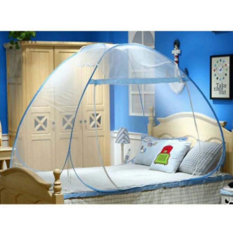 Màn chụp tự bung Gia Long chống muỗi không đáy cao cấp 1.8M x 2M