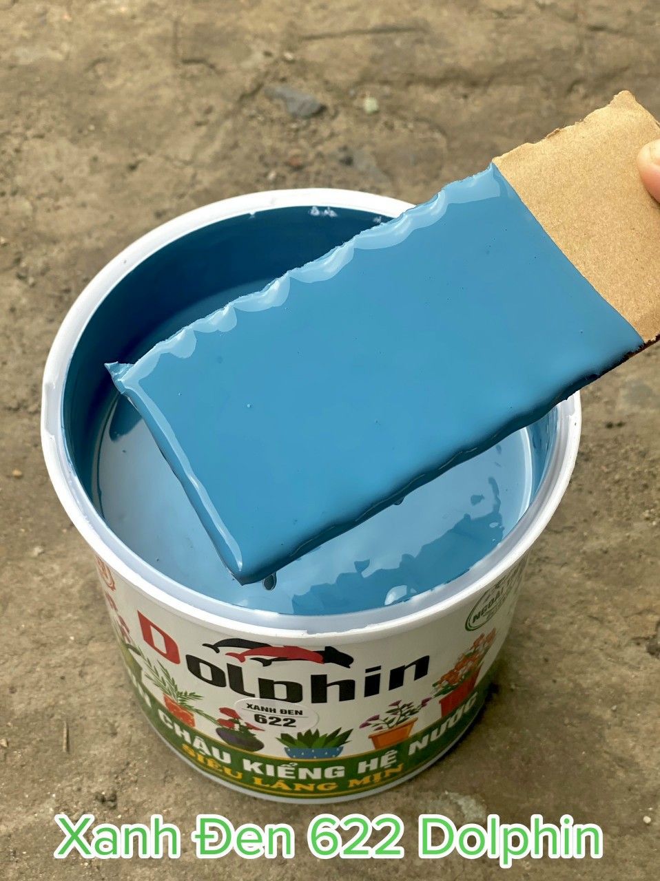 Sơn chậu hệ nước Dolphin 1 ký (đủ màu)