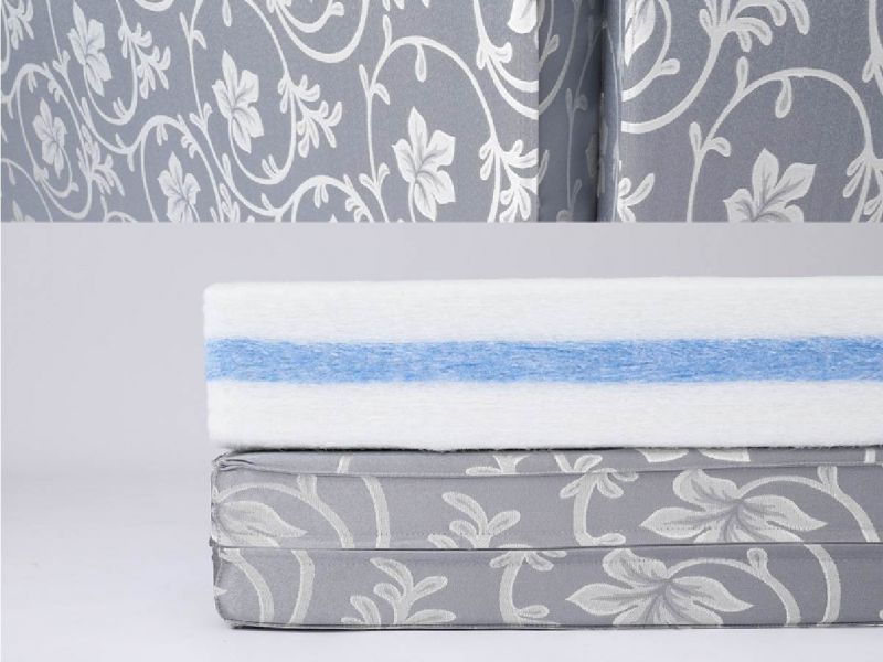 Đệm Bông Ép Hanvico Vải Gấm gấp 2
