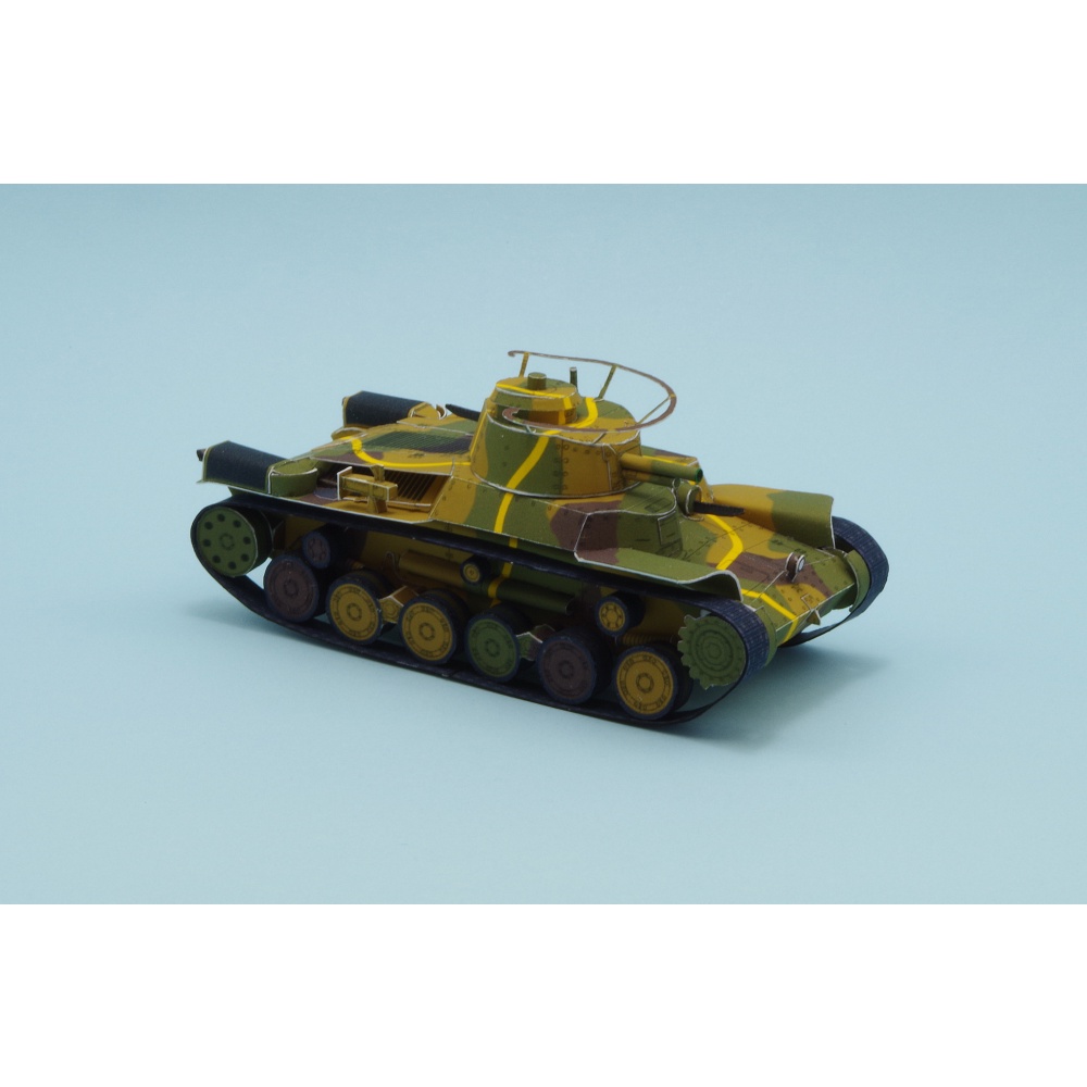 Mô hình giấy 3D xe tank Chi-Ha type 97 tỉ lệ 1/72