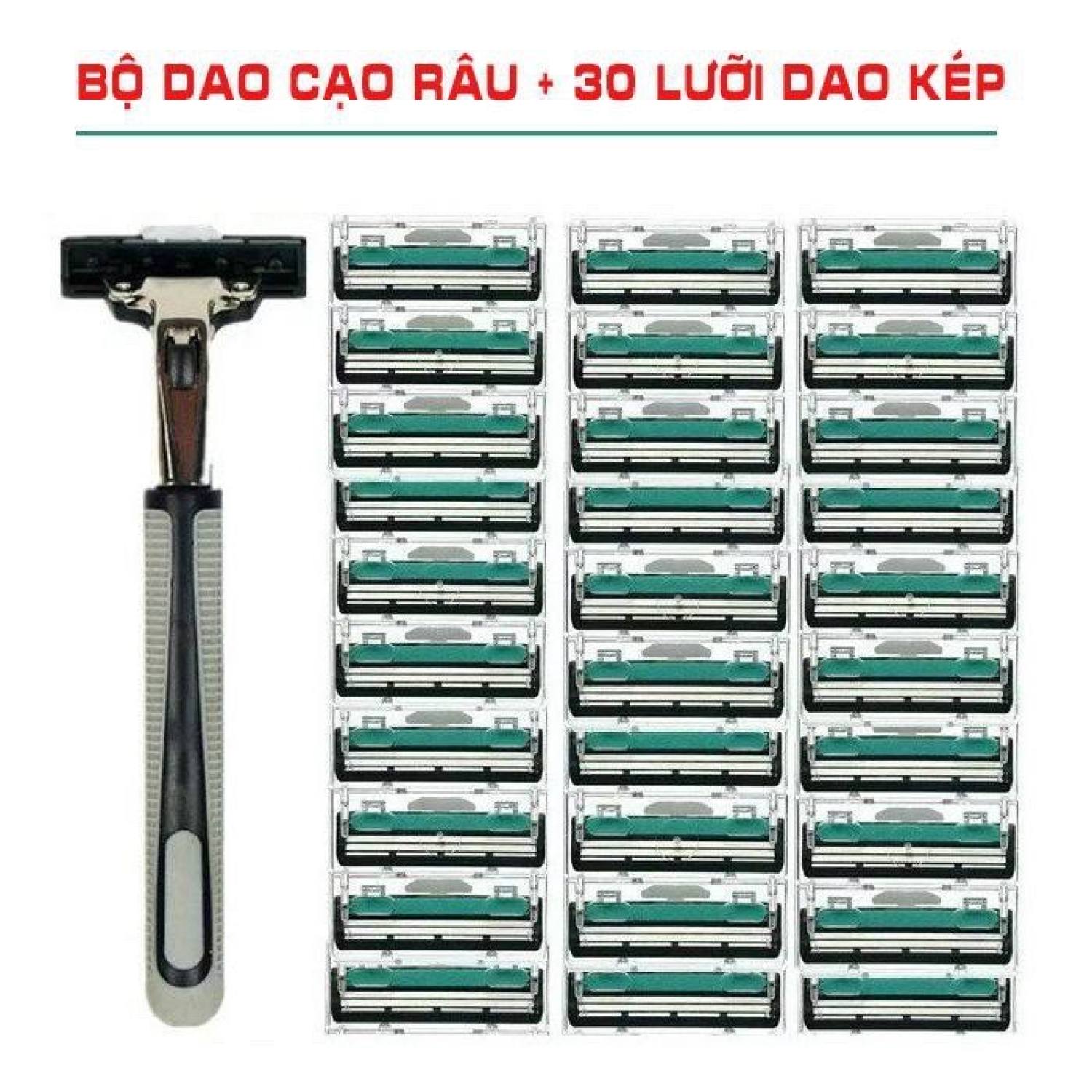 Bộ dao cạo râu 36 lưỡi kèm thân dao