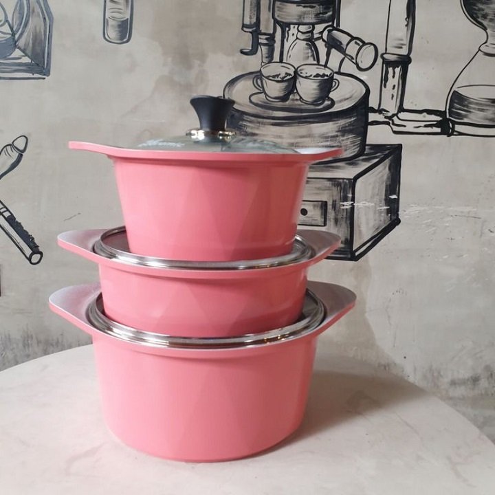 [HCM]bộ nồi đá - bộ nồi đá nấu bếp từ
