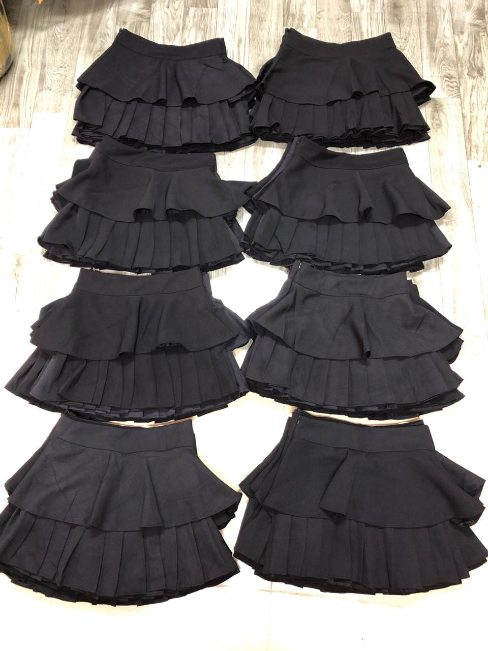 [ẢNH THẬT] Chân váy 2 tầng xếp ly kèm quần -chân váy nữ ngắn