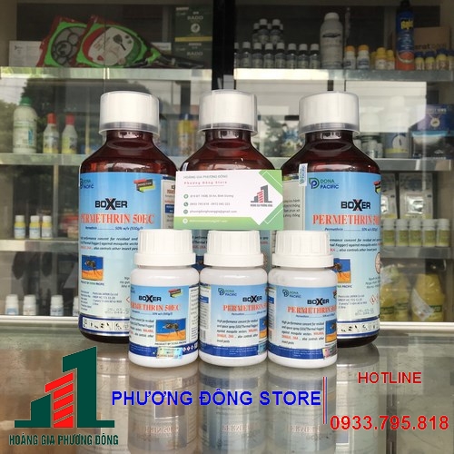 Thuốc diệt muỗi Boxer Permethrin 50EC - Chai 100ml