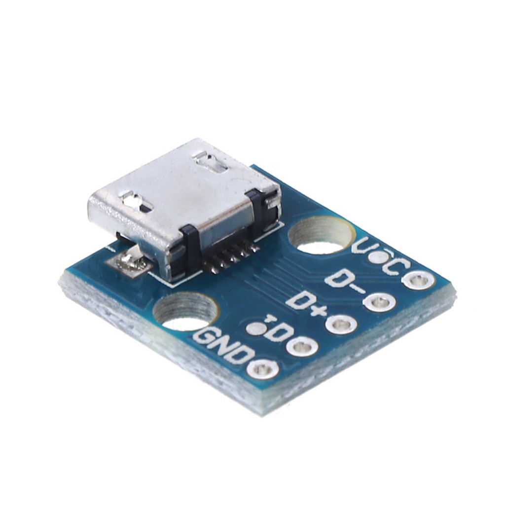 045 Mạch Ra Chân (hàn) Cổng Micro USB (MCU-Micro USB to DIP 5Pin) - 3 cái
