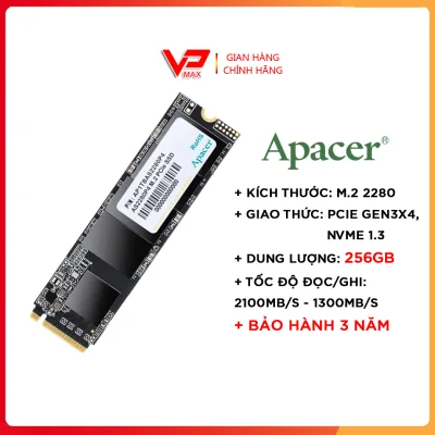 Ổ cứng SSD 256GB Apacer AS2280P4 M.2 PCIe NVme Gen 3X4 - VPMAX - ssd m2 nvme, ssd m2 pcie