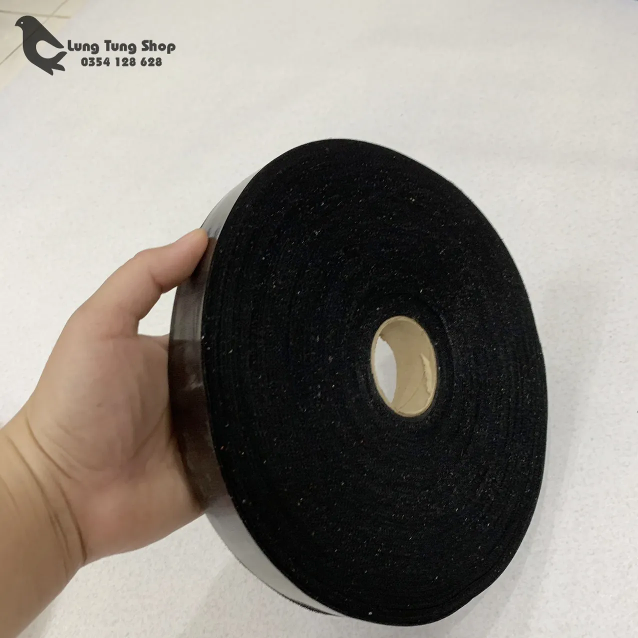 Cuộn dây vải may viền cắt sẵn màu đen ( cuộn 100 mét )