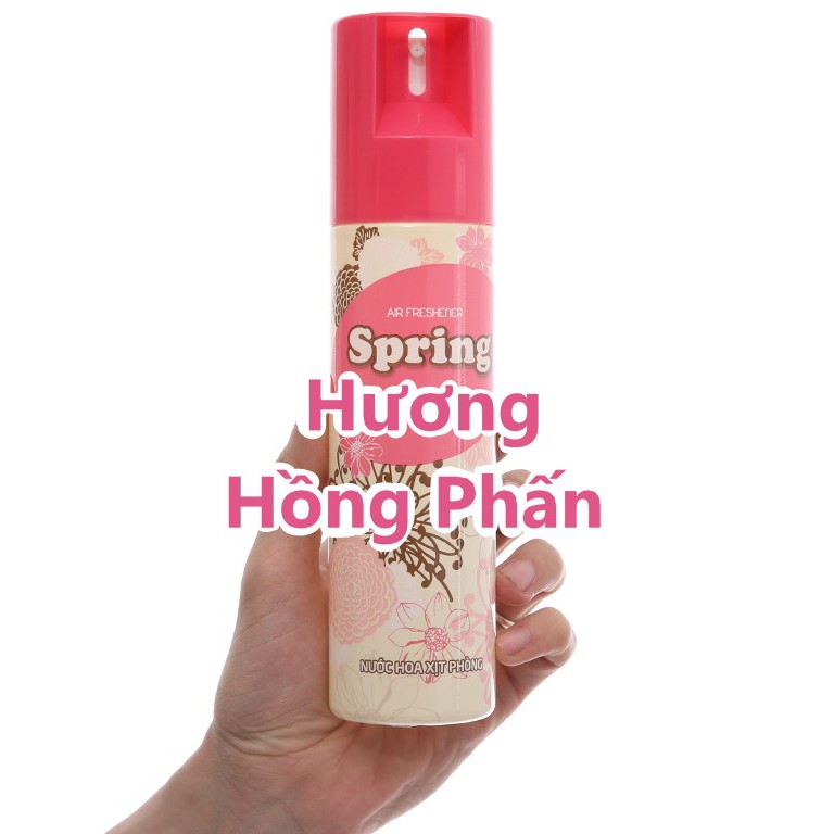 [HCM]Combo 2 Nước hoa xịt phòng Spring - Hương hồng phấn 250ml
