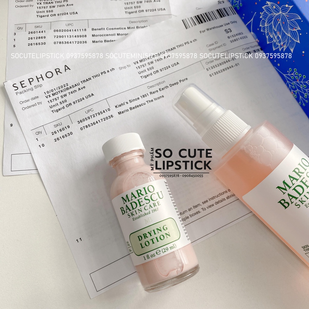 Chấm mụn Mario Badescu Drying Lotion