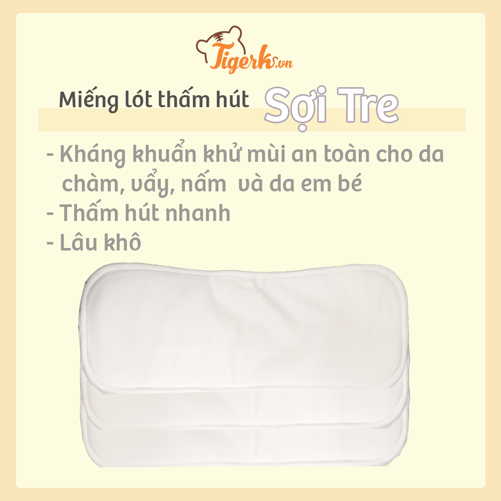 Miếng lót thấm hút cho bỉm tã vải