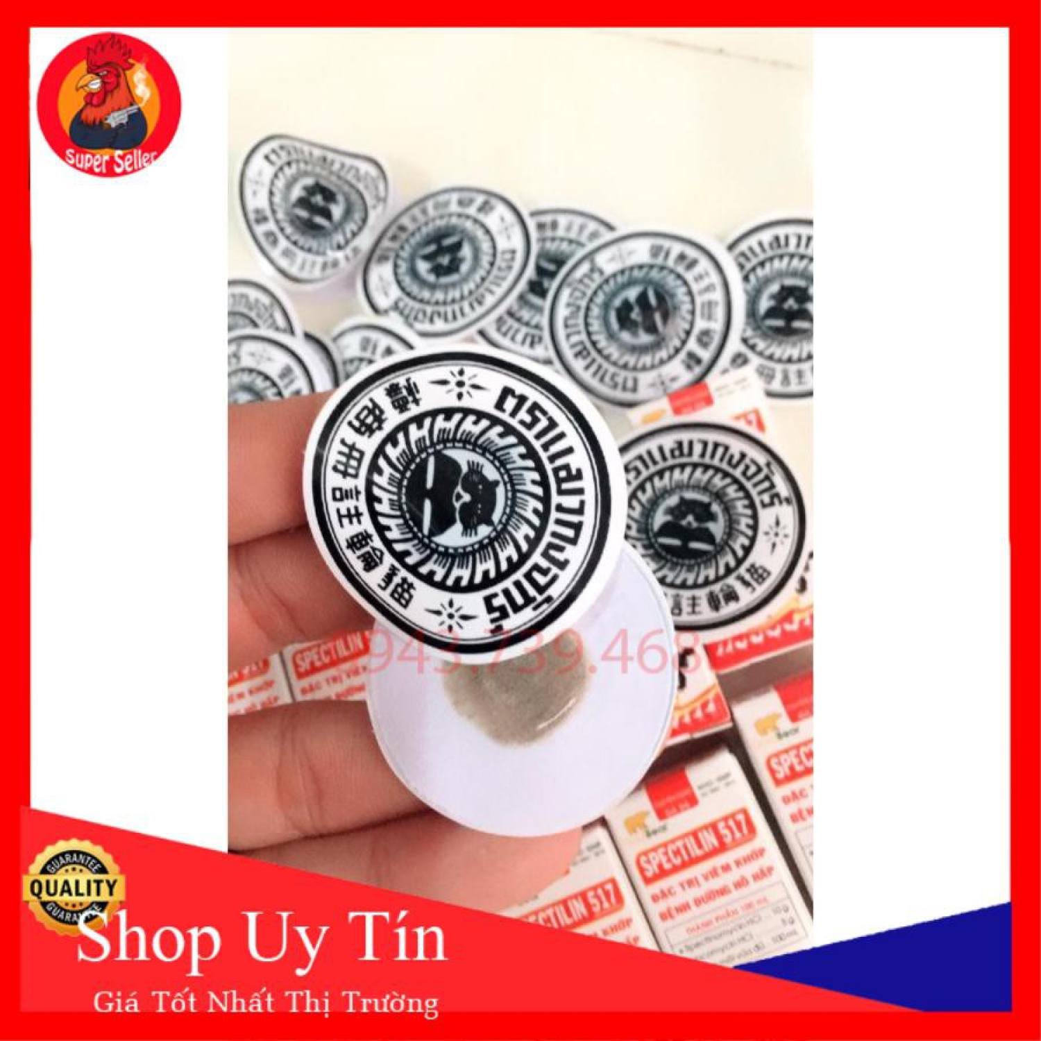 Miếng dán ké chậu cho gà 1 miếng