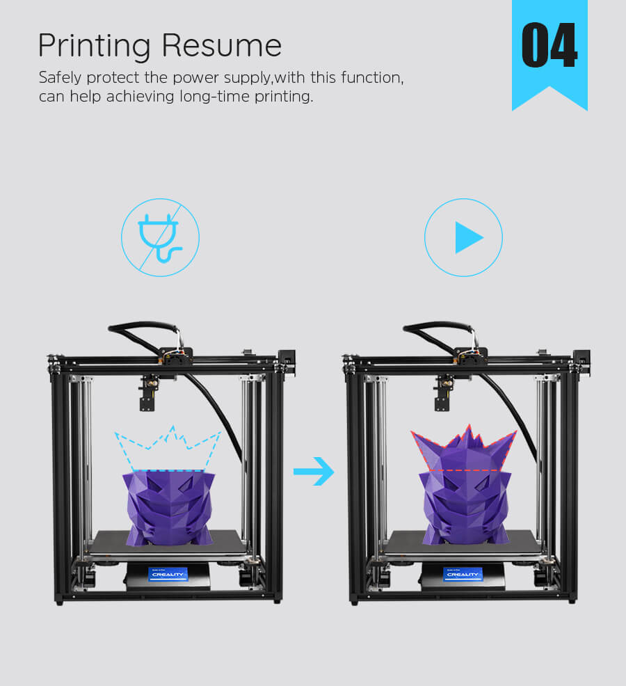 [Trả góp 0%] Máy in 3d Creality Ender 5 Plus khổ in 35*35*40cm