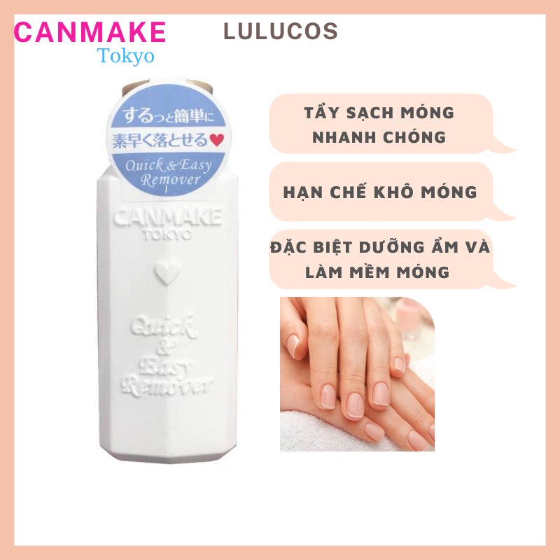 Nước Tẩy Rữa Móng Canmake Quick Easy Remover Nội Địa Nhật