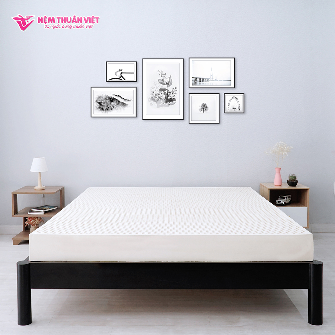 (1m6x2mx10cm) Nệm Cao Su Thiên Nhiên Thuần Việt LEGEND - Nệm Cao Su Thế Hệ Mới - BH 15 Năm