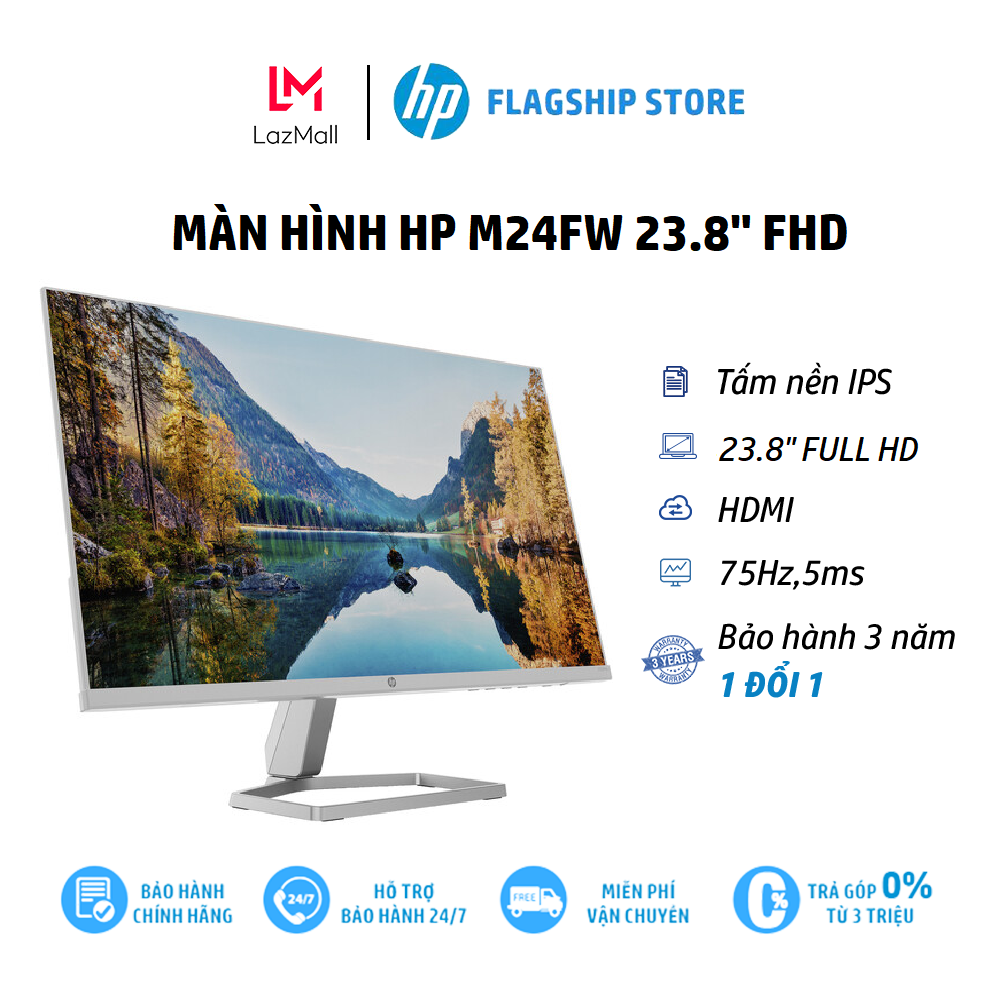 Màn hình vi tính HP M24FW 23.8" FHD Monitor,3Y WTY/2E2Y5AA - Hàng chính hãng - Bảo hành 3 năm