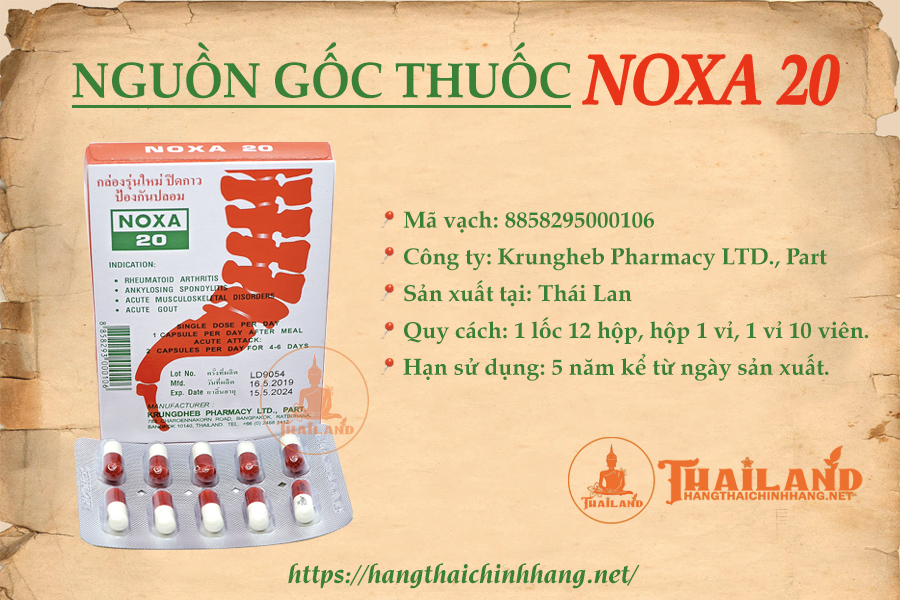Khớp thái lan NOXA (lốc 12 hộp)