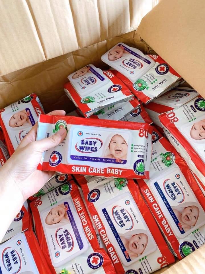 Combo 2 gói khăn giấy ướt baby cho bé -