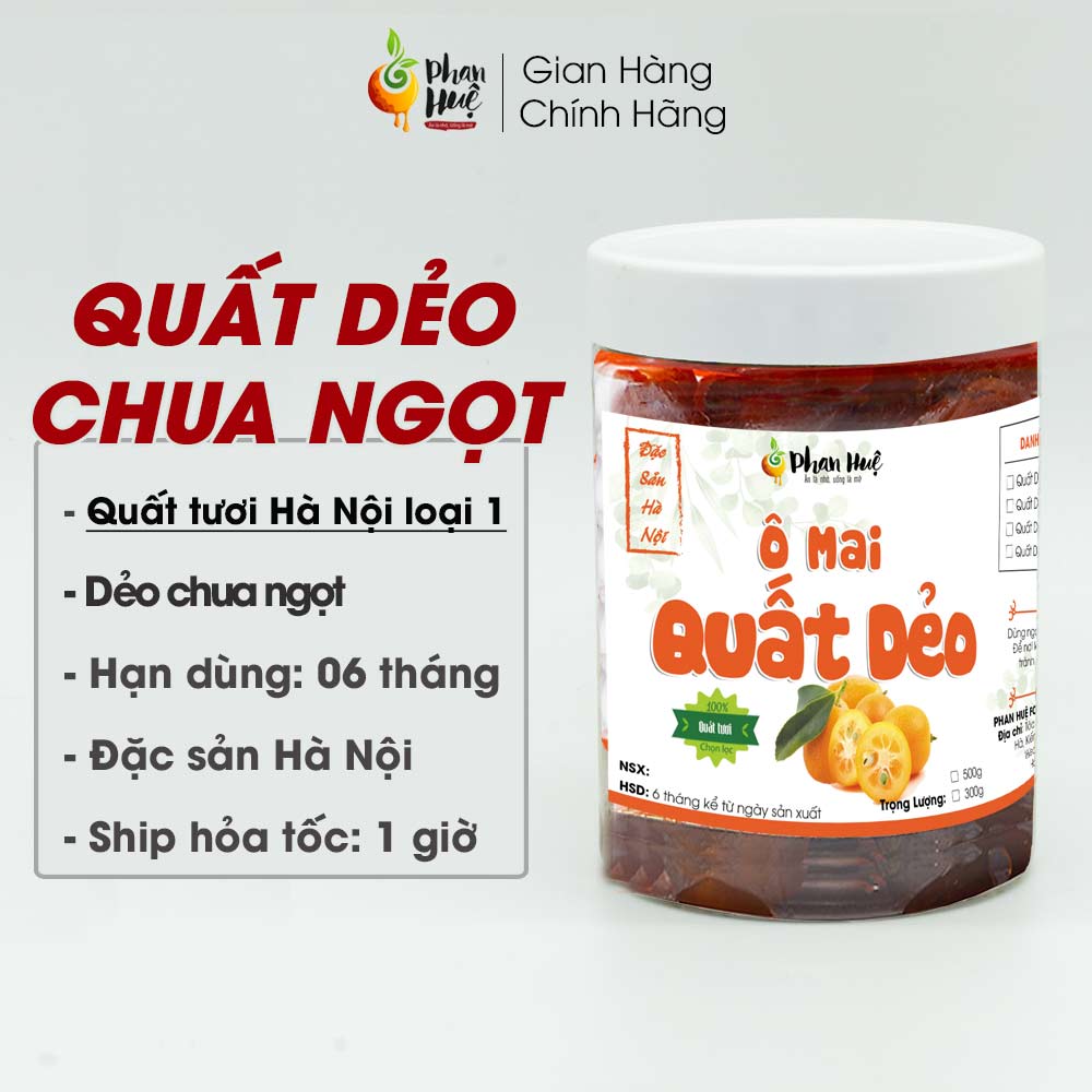 Umbrella Plum Factory no soot salty lemon Hanoi-Phan Lily Special (300gr). Fresh Lemon selective. Eat the memory. Specialty of Hanoi. Reduce burning throat, cough ultra fine