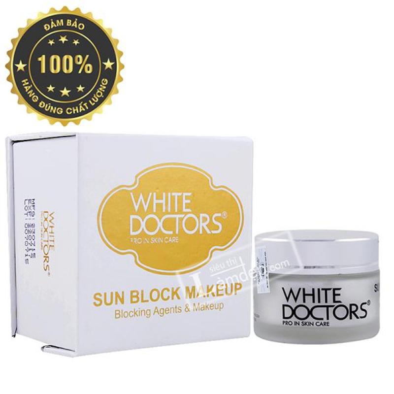 [HCM]Kem Trang Điểm Trắng Da Mặt Siêu Chống Nắng White Doctors Sun Block Makeup
