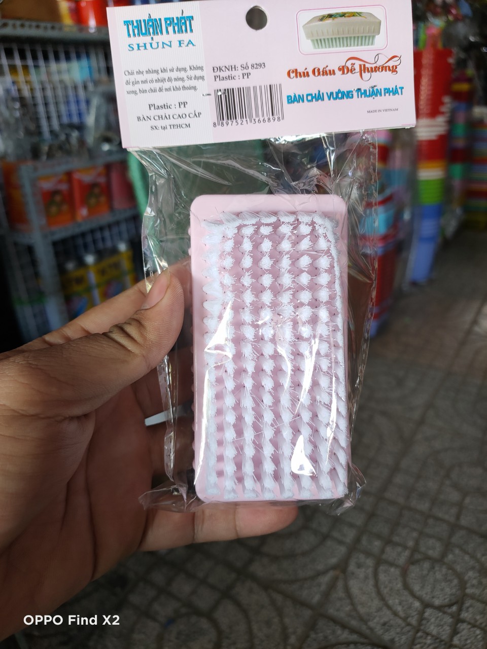 [HCM]Bàn chải chà chân Thái Lan lông siêu mịn