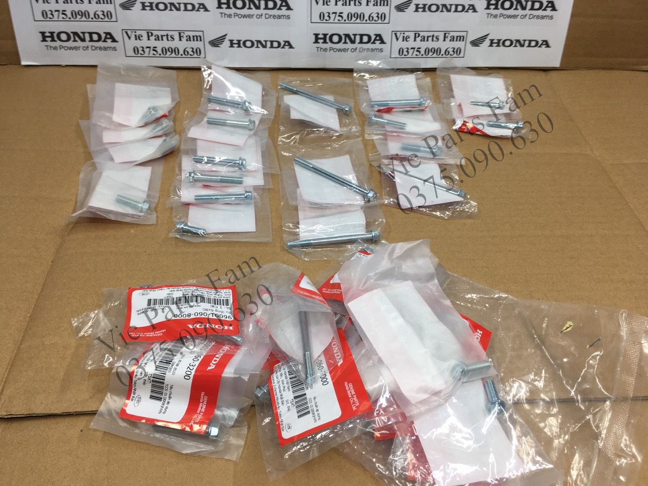ỐC LỐC MÁY HONDA 6 LY DIN HONDA 100%