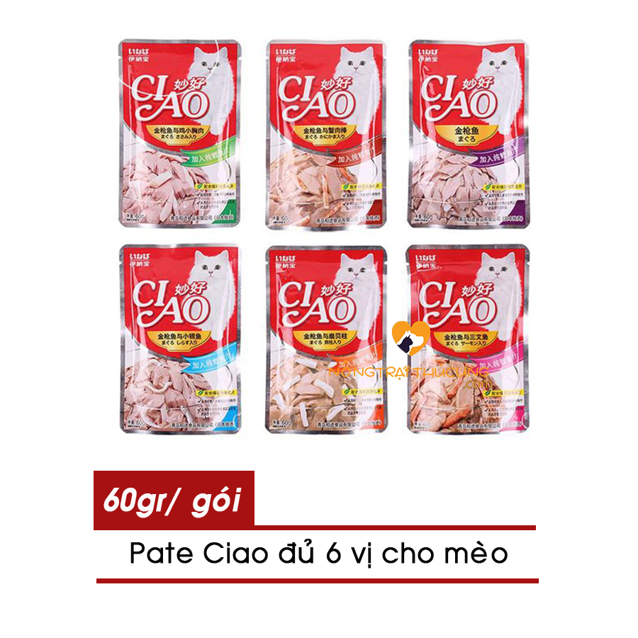 Pate Ciao cho mèo 60g (nội địa Trung)  - [Nông Trại Thú Cưng]